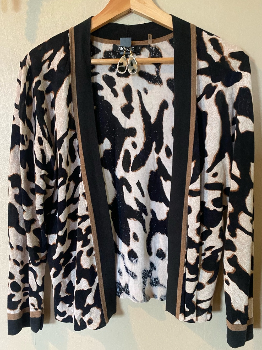 NIC+ZOE Animal-Print Cardigan-Bundle